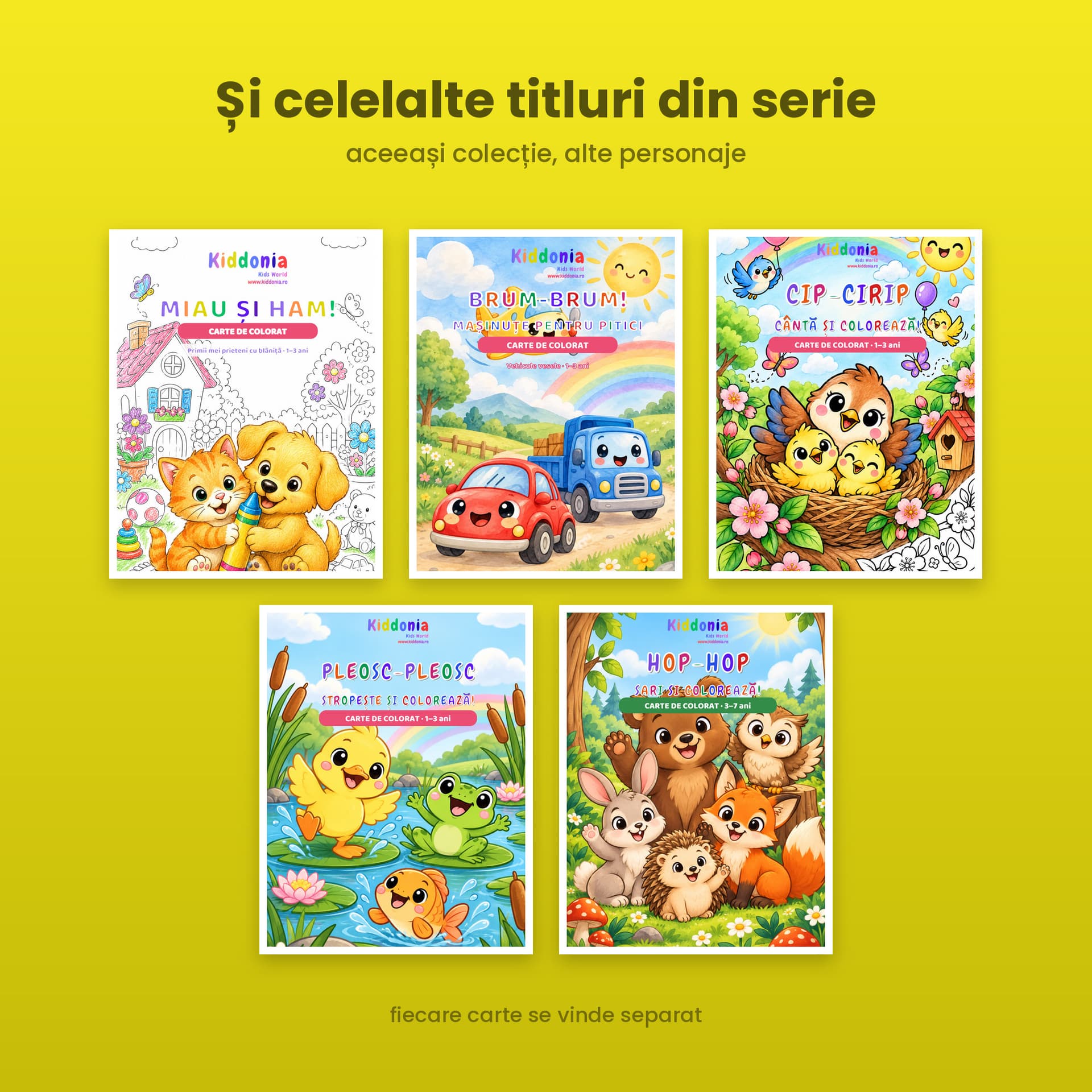 Carte de colorat Aventuri pufoase la fermă, 58 de desene, 1-3 ani — pagina 2 din 5