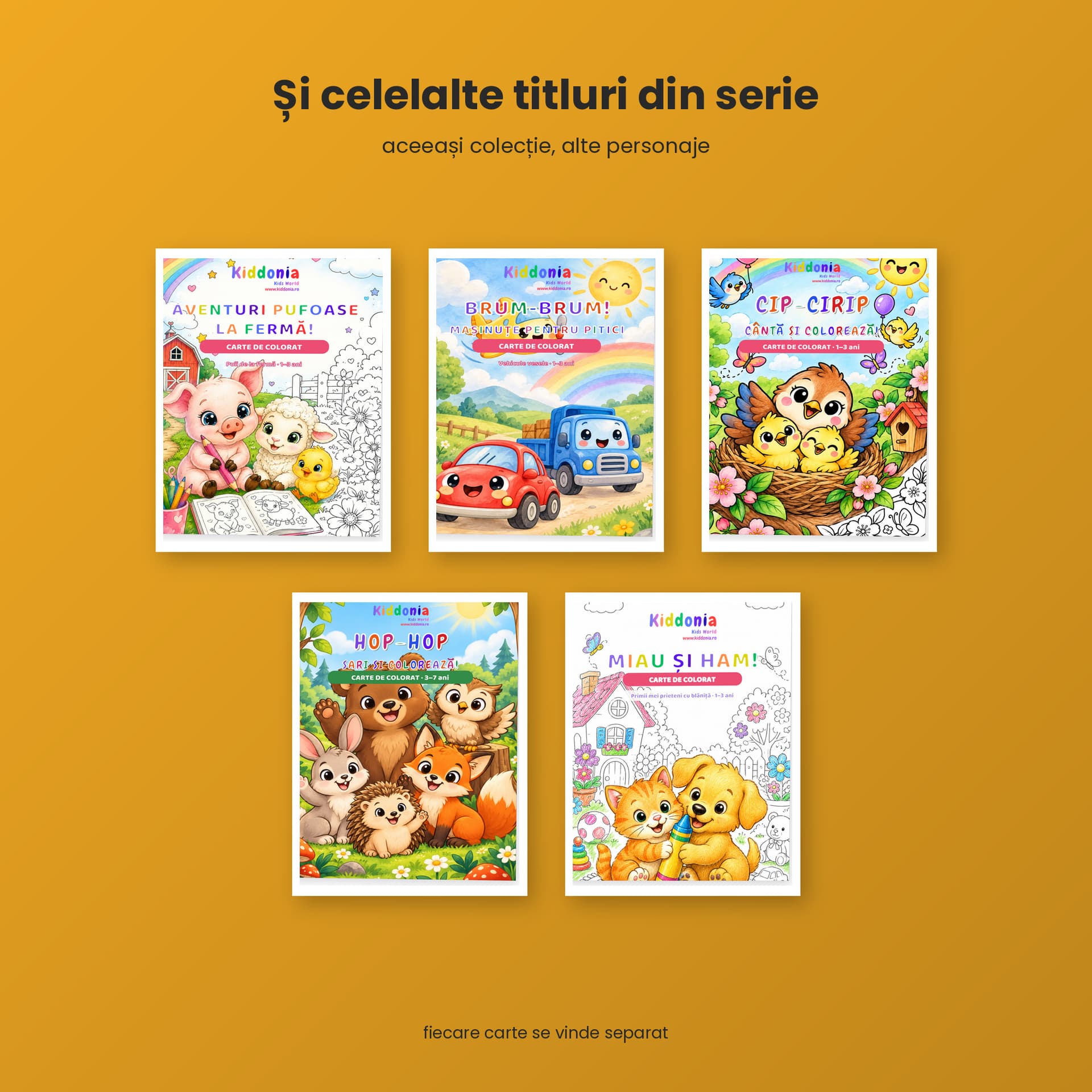 Carte de colorat Tropa-Tropa, animăluțe din savană, 3-7 ani — pagina 2 din 5