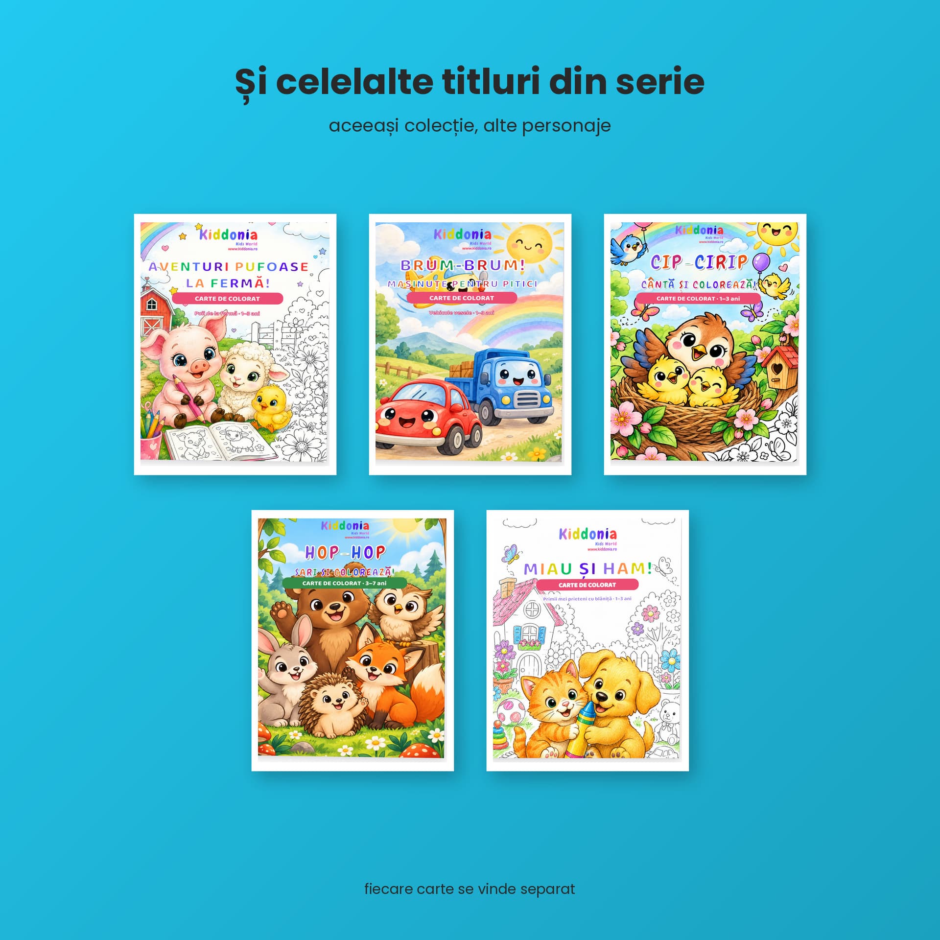 Carte de colorat Baldabac, animăluțe din mare, 3-7 ani — pagina 2 din 5