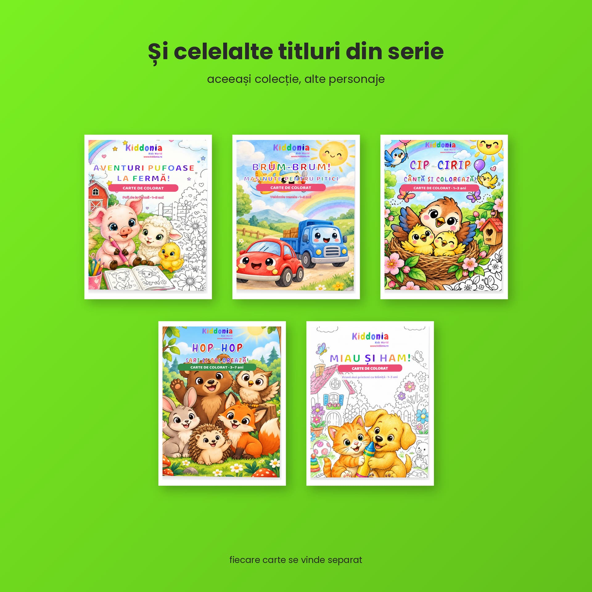 Carte de colorat Zum-Zum, insecte vesele din grădină, 3-7 ani — pagina 2 din 5